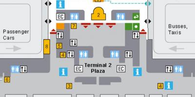 Karte no minhenes lidostas ielidošanas