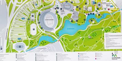 Karte minhenes olimpiskais parks