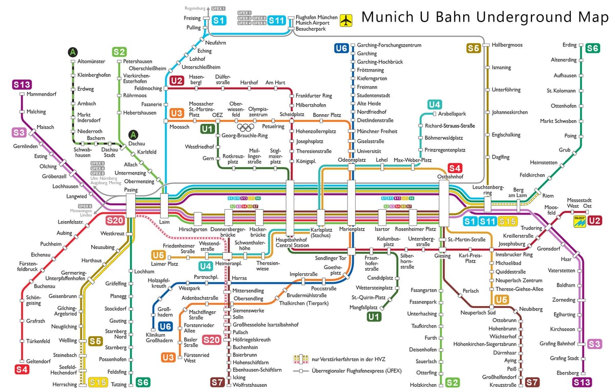 u bahn munchen karte