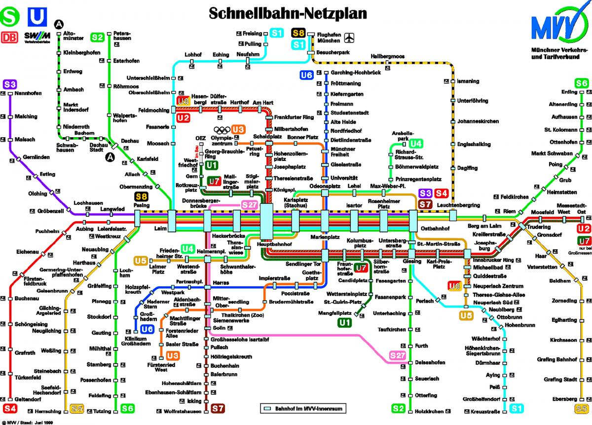 Karte munchen metro