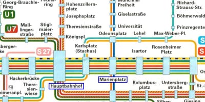 Karte münchen hauptbahnhof