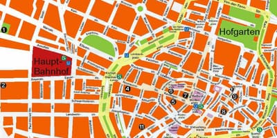 Karte minhenes alus zāles