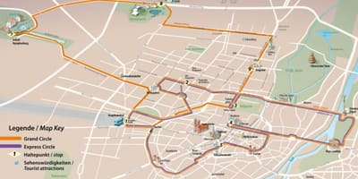 Centrālās autobusu stacijas minhenes karte
