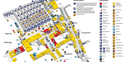 Minhenes centrālā stacija map