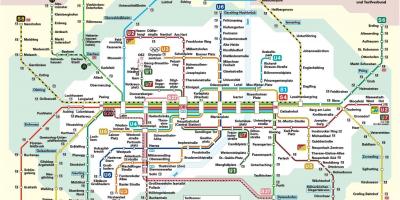 Minhenes dzelzceļa stacija map